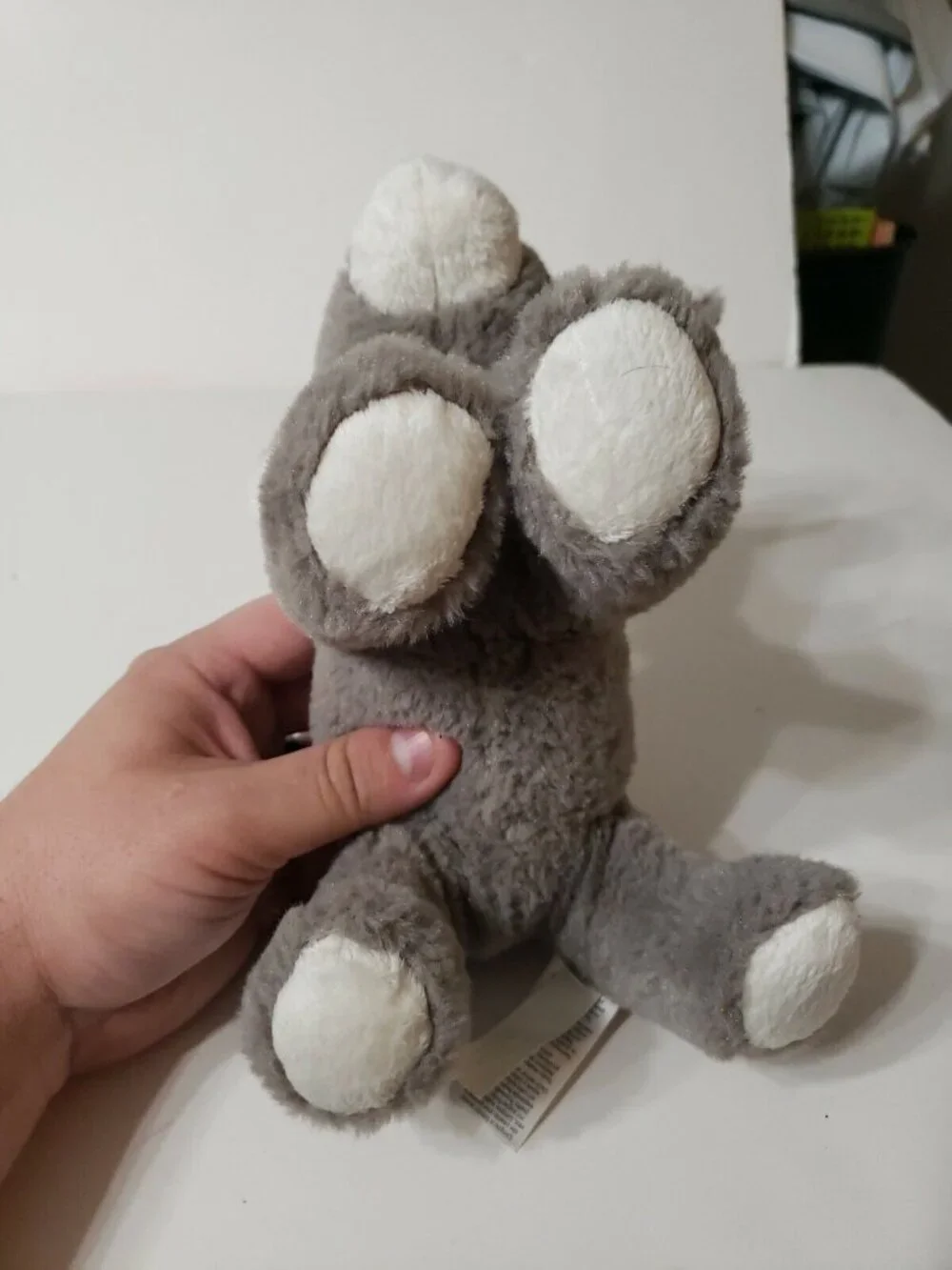 Carters Grey Donkey Mule Baby Plush Soft Stuffed Animal Lovey Toy